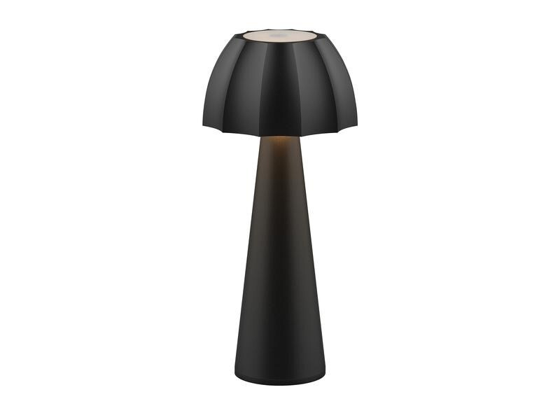 Schönenberger Akku-Tischleuchte Sulis, USB-C, 27 cm, Schwarz