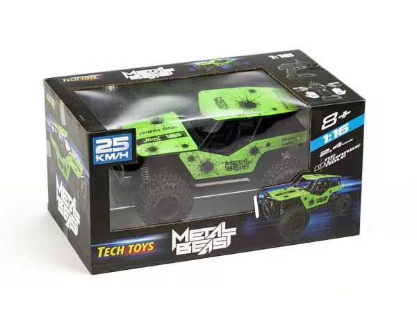 TEC-TOY Buggy Metal Beast Grün, 1:16