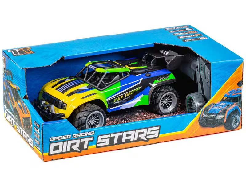 TEC-TOY Buggy Jeep Racing Blau/Grün, 1:18