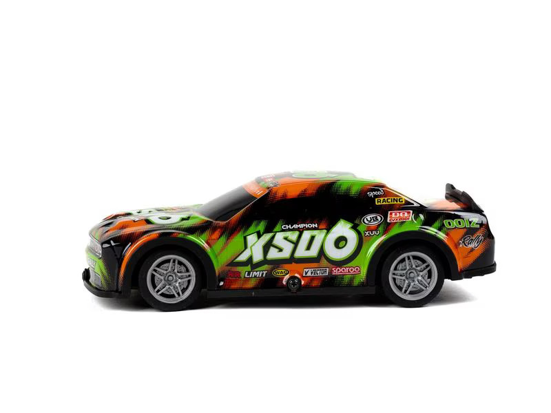 TEC-TOY Auto Roar SXO6 mit Licht, Grün/Orange, 1:22