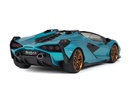TEC-TOY Auto Lamborghini Sian mit Licht, Türkis, 1:16