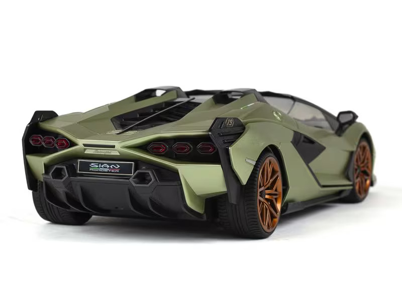 TEC-TOY Auto Lamborghini Sian mit Licht, Grün, 1:12
