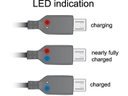 Delock USB 2.0-Kabel A - MicroB LED 1.5 m