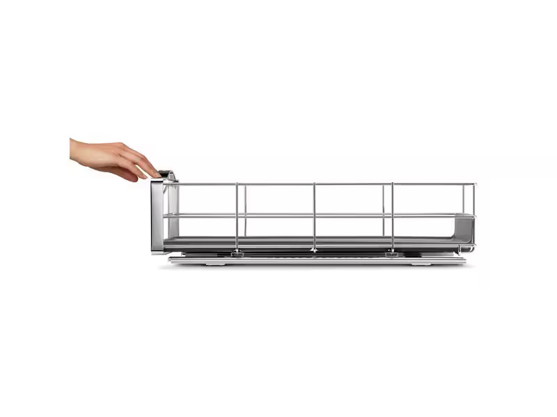 Simplehuman Regal Organizer 22.8 x 50.8 cm, Grau/Silber