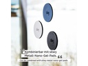 Silwy Power-Magnete 8 Stück, Silber