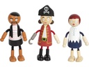 small foot Biegepuppen Piraten Figuren