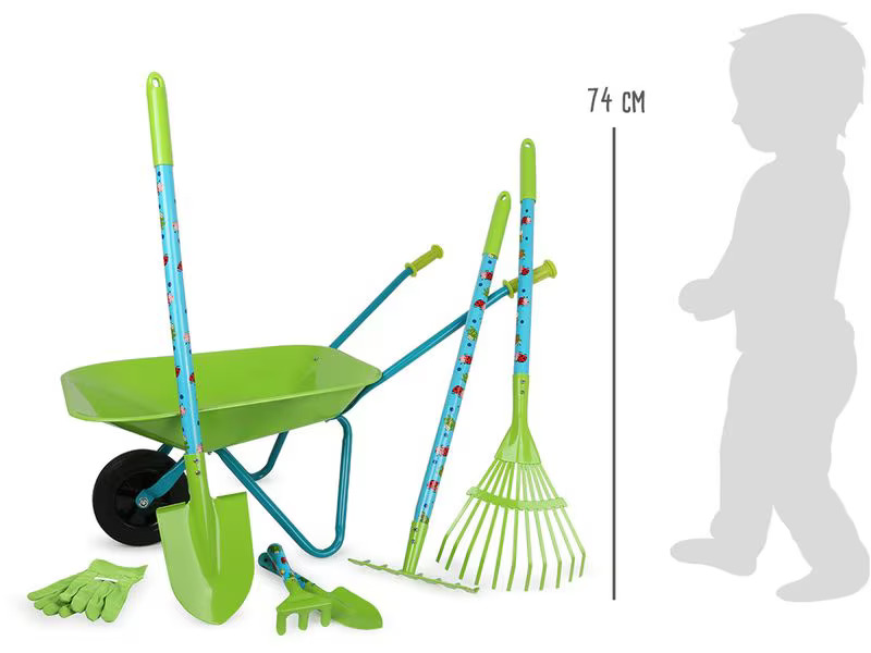 small foot Grosses Gartenset mit Schubkarre