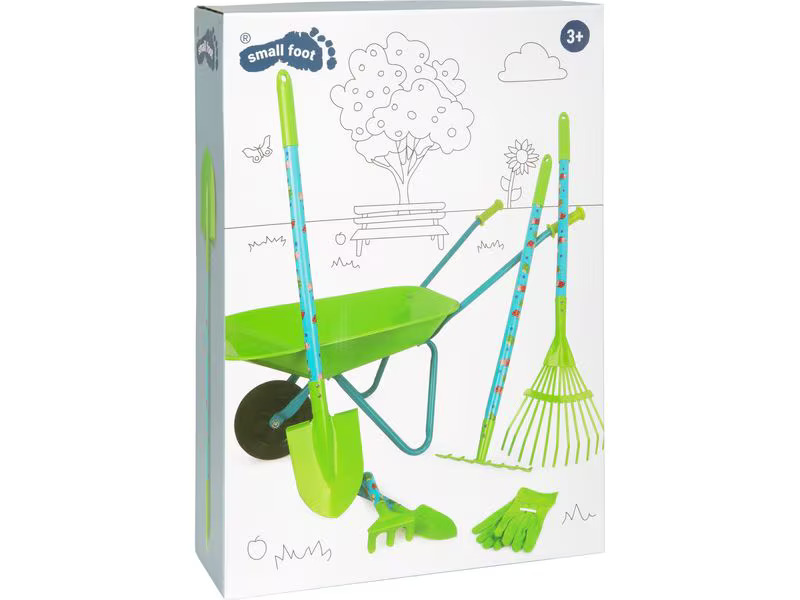 small foot Grosses Gartenset mit Schubkarre