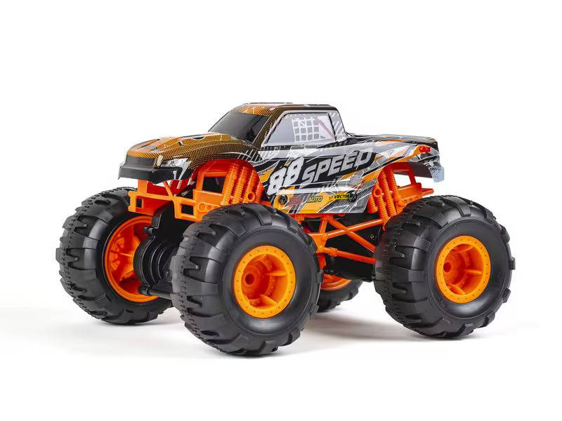 TEC-TOY Monster Truck Speed Monster Gyro &amp; Sound, Orange, 1:12