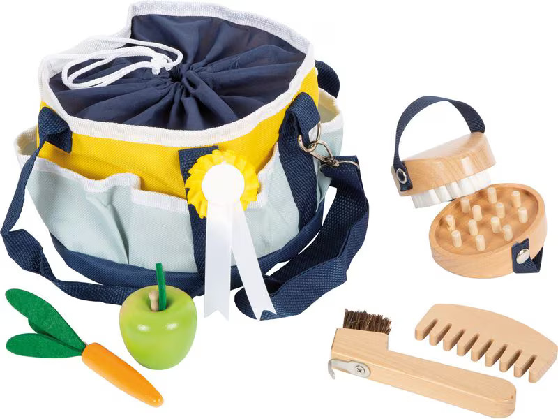 small foot Spielzeug Pferdepflege-Set mit Tasche
