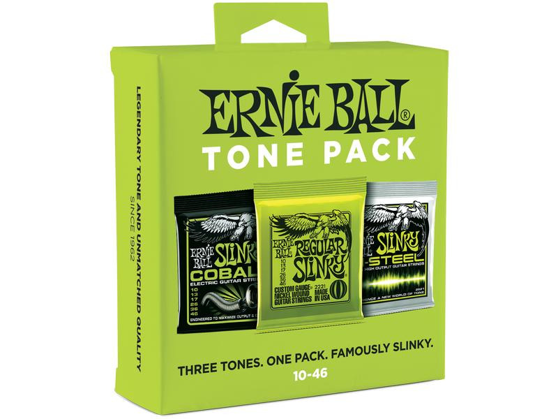 Ernie Ball Gitarrensaiten 3331 Slinky 3er Tone Pack – Slinky 10 - 46