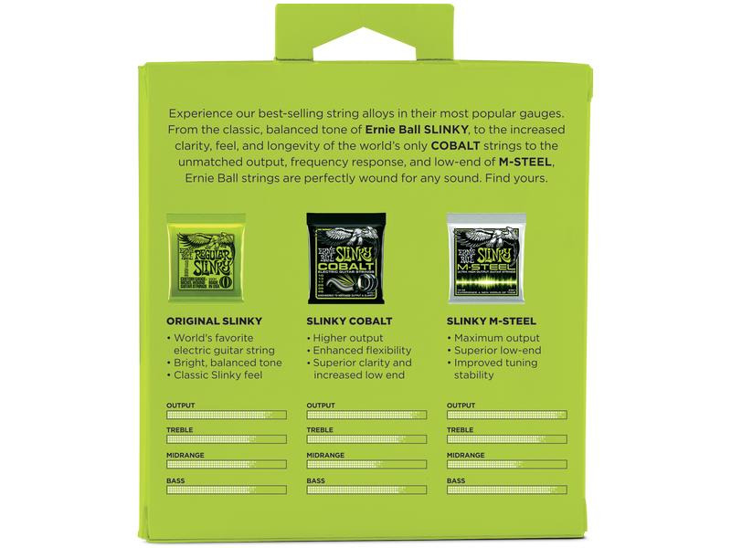 Ernie Ball Gitarrensaiten 3331 Slinky 3er Tone Pack – Slinky 10 - 46
