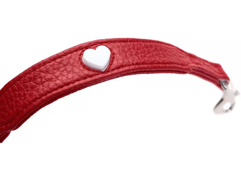 Hunter Verstellbare Führleine Round &amp; Soft Love, 0.6/200, Rot