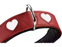 Hunter Halsband Love M-L (60), Rot/Schwarz
