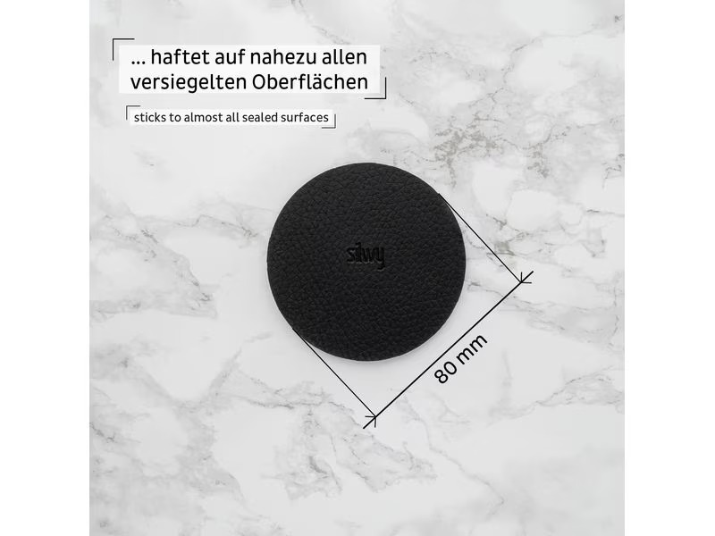 Silwy Metall-Pad Superstrong 1 Stück, Schwarz