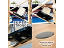Silwy Metall-Pad Superstrong 1 Stück, Schwarz
