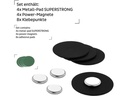 Silwy Magnet-Power-Bundle XXL 1 Stück, Schwarz