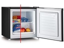 Severin Kühlschrank GB8880 Schwarz, Rechts