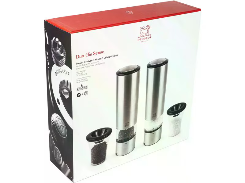 Peugeot Gewürzmühle Elis Sense Duo 1.3 cm/20 cm, Silber