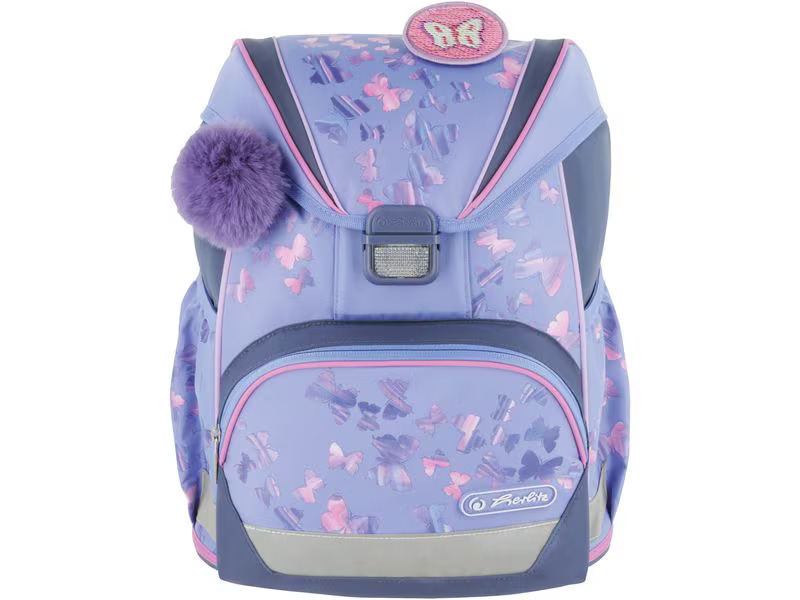 Herlitz Schulthek UltraLight Plus Butterfly 4-teiliges Set
