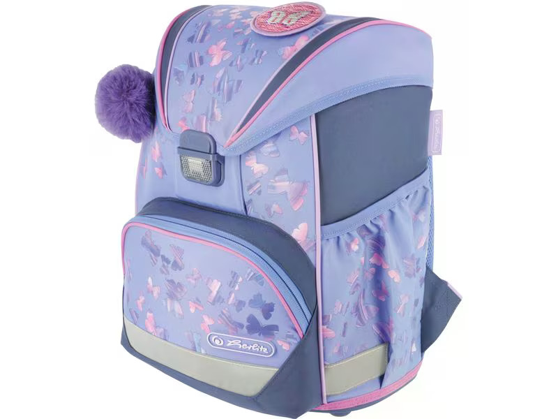 Herlitz Schulthek UltraLight Plus Butterfly 4-teiliges Set
