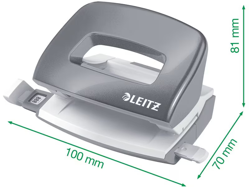 Leitz Set NeXXt WOW Mini-Locher und Mini-Heftgerät Perlweiss