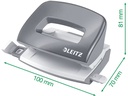 Leitz Set NeXXt WOW Mini-Locher und Mini-Heftgerät Perlweiss