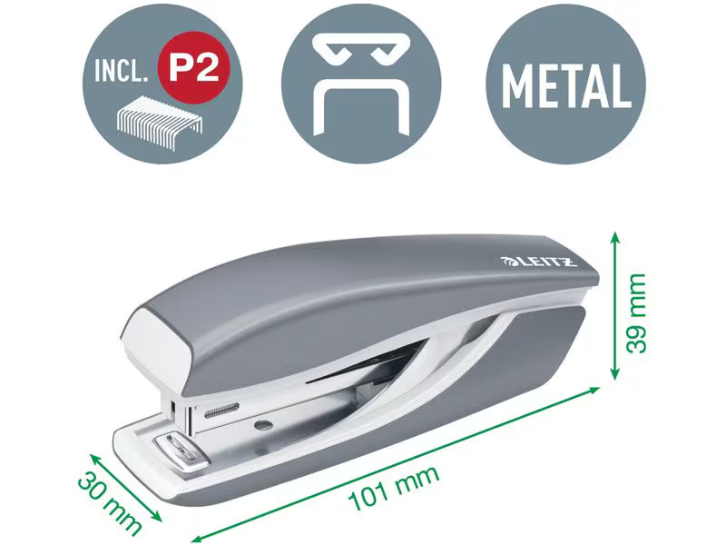 Leitz Set NeXXt WOW Mini-Locher und Mini-Heftgerät Perlweiss
