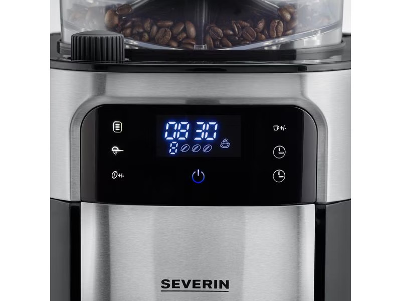 Severin Filterkaffeemaschine KA 4814 Schwarz/Silber
