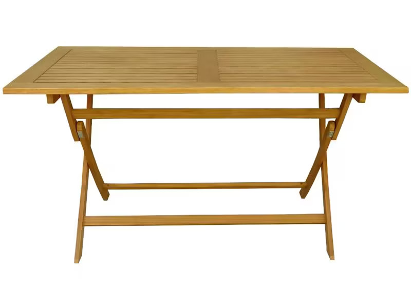 Contini Gartentisch, klappbar, 80 x 140 x 74 cm, Eucalyptus