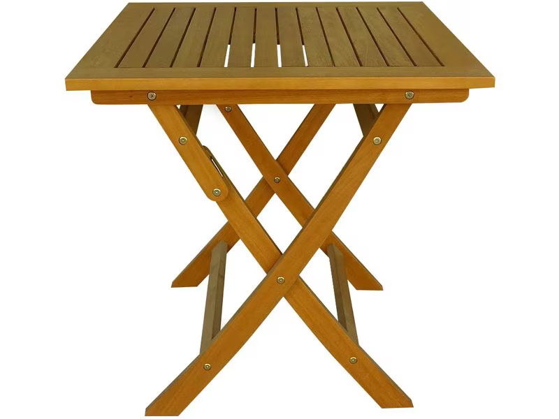 Contini Gartentisch, klappbar, 70 cm, Eucalyptus