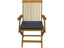 Contini Gartenstuhl Anthrazit, 2er-Set