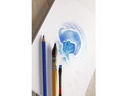 Clairefontaine Zeichenblock Paint On gekörnt 20 Blatt, A4, 250 g/m², Weiss