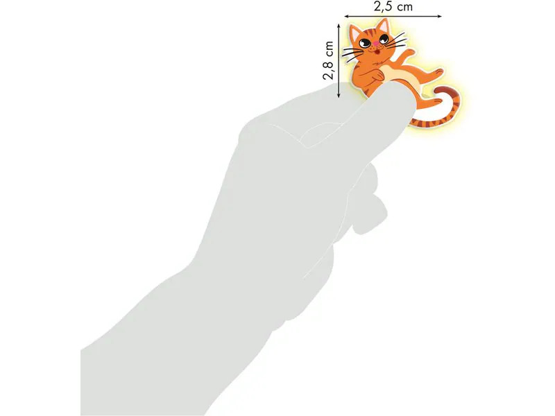 Clairefontaine Motivsticker Phospho Katzen