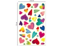 Clairefontaine Motivsticker Phospho Herzen