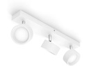Philips Aufbauspot Bracia 3 x 5.5W 2700K Weiss