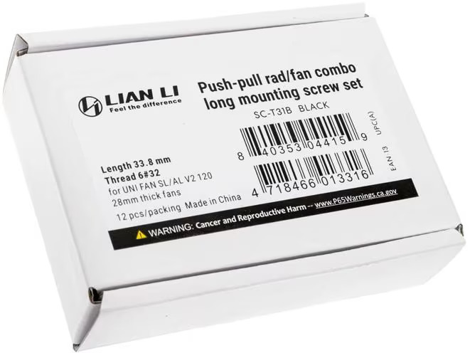Lian Li SC-T31B Lüfterschrauben - 12 Stück