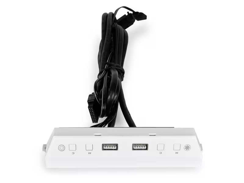 Lian Li LAN216-1W-I/O-Panel mit ARGB Controller Weiss