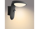 Philips Wandleuchte Tyla IR Solar Ultra-Efficient Anthrazit + Sensor