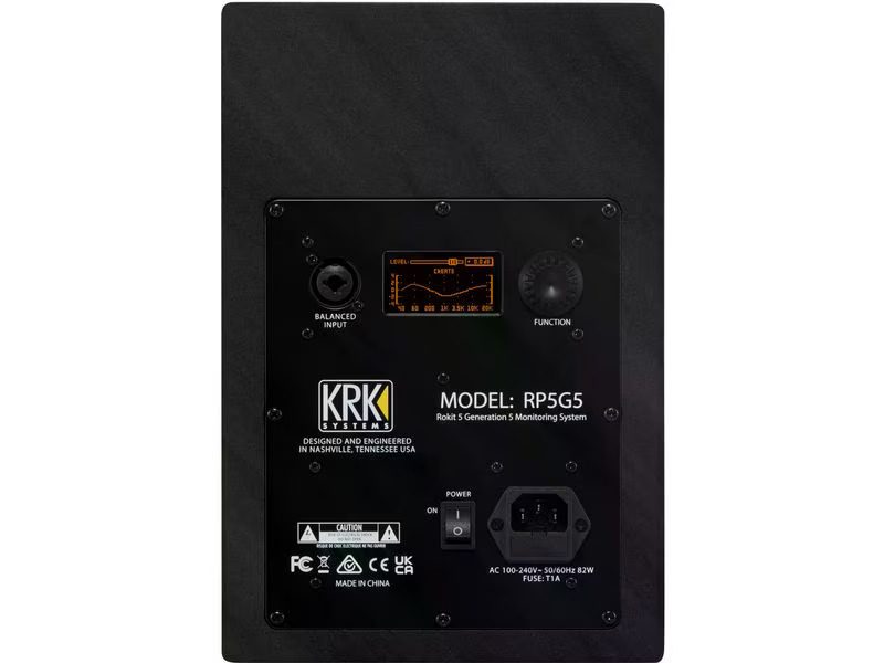 KRK Studiomonitor Rokit RP5 G5 Schwarz