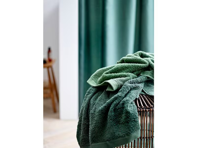 Södahl Waschlappen 70 x 140 cm, Dunkelgrün/Grün
