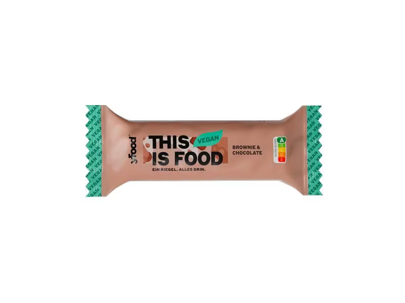 YFOOD Protein Riegel vegan Brownie and Chocolate 12 x 60 g
