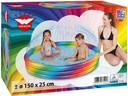 Happy People Planschbecken Rainbow mit Sprinkler