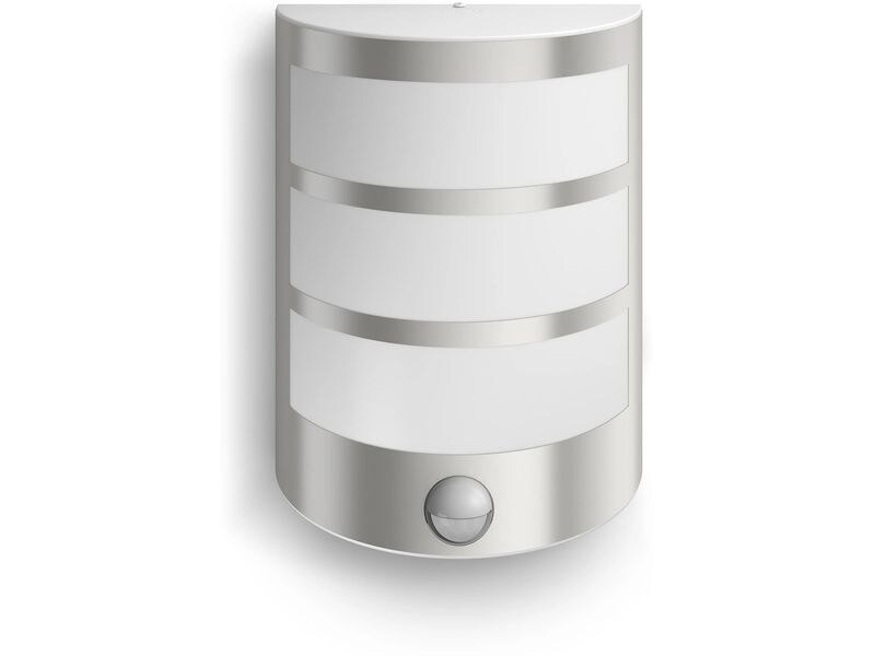 Philips Wandleuchte Python UE Bewegungsmelder 2700K Inox