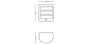 Philips Wandleuchte Python UE Bewegungsmelder 2700K Inox