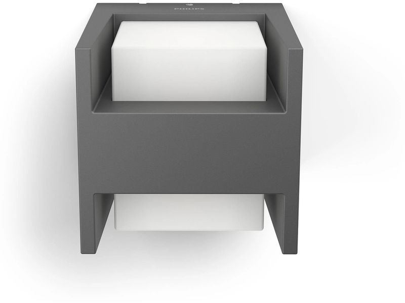 Philips Wandleuchte Arbour UE Up-Down 2700K Anthrazit
