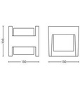 Philips Wandleuchte Arbour UE Up-Down 2700K Anthrazit