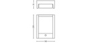 Philips Wandleuchte Arbour UE Bewegungsmelder 2700K Anthrazit