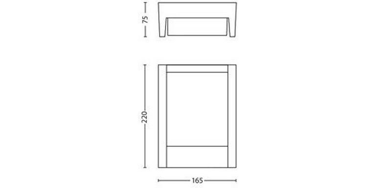 Philips Wandleuchte Arbour UE 2700K Anthrazit