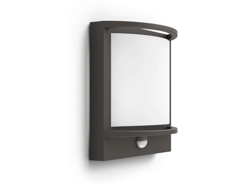Philips Wandleuchte Samondra UE Bewegungsmelder 2700K Anthrazit